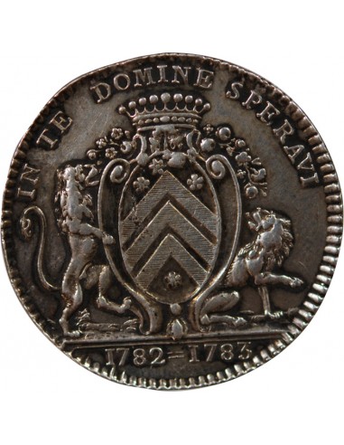 MAIRE DE NANTES, JEAN-JACQUES BERROUETTE – JETON ARGENT 1783