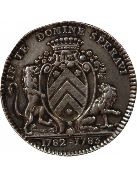 MAIRE DE NANTES, JEAN-JACQUES BERROUETTE – JETON ARGENT 1783