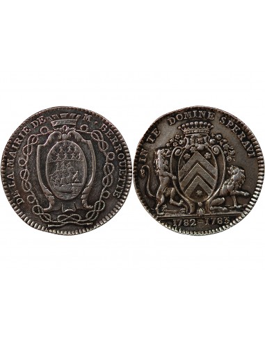 MAIRE DE NANTES, JEAN-JACQUES BERROUETTE – JETON ARGENT 1783