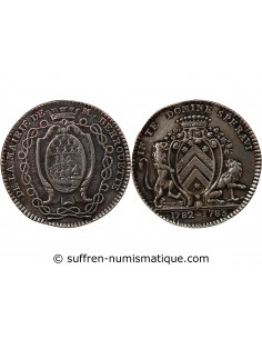 MAIRE DE NANTES, JEAN-JACQUES BERROUETTE – JETON ARGENT 1783