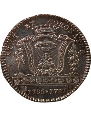 MAIRE DE NANTES, GUERIN DE BEAUMONT – JETON ARGENT 1787