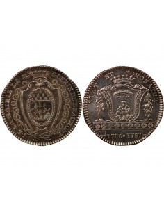 MAIRE DE NANTES, GUERIN DE BEAUMONT – JETON ARGENT 1787 2