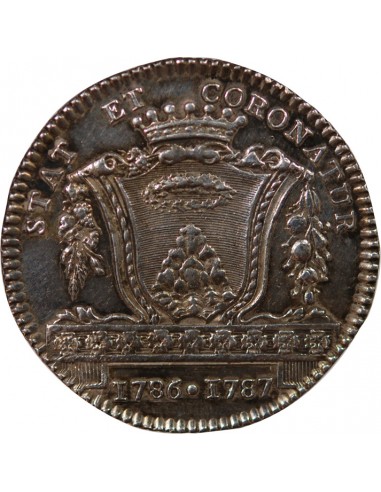 MAIRE DE NANTES, GUERIN DE BEAUMONT – JETON ARGENT 1787