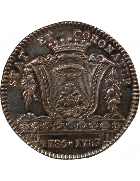 MAIRE DE NANTES, GUERIN DE BEAUMONT – JETON ARGENT 1787