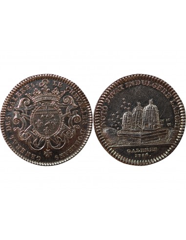 GALERES ROYALES, JEAN PHILIPPE D'ORLEANS - JETON ARGENT 1736