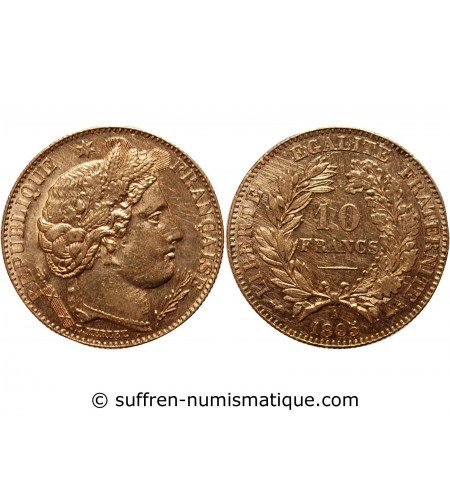 CERES - 10 FRANCS OR 1895 A PARIS