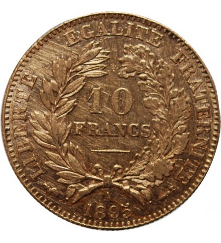 CERES - 10 FRANCS OR 1895 A PARIS