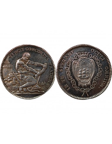 CHAMBRE DE COMMERCE DE NANTES - JETON ARGENT - HERCULE DE DUPRE