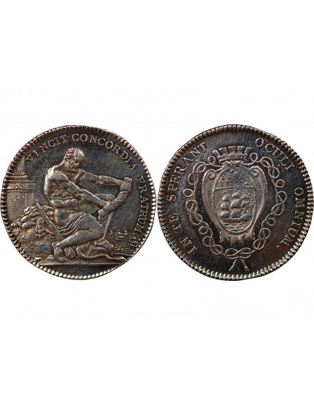 CHAMBRE DE COMMERCE DE NANTES - JETON ARGENT - HERCULE DE DUPRE