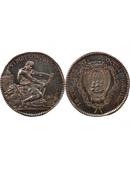 CHAMBRE DE COMMERCE DE NANTES - JETON ARGENT - HERCULE DE DUPRE