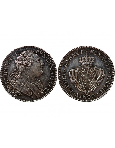 NOTAIRES DE NANTES, LOUIS XVI - JETON ARGENT - n.d. (1777)