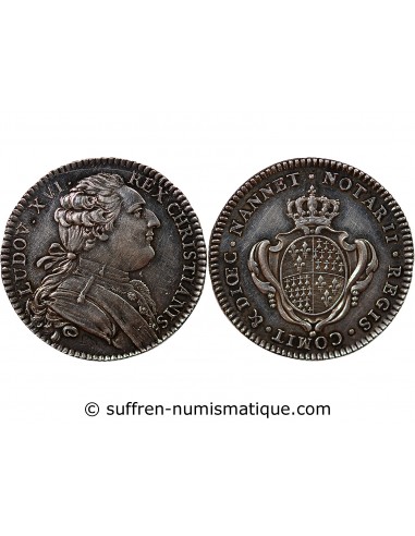 NOTAIRES DE NANTES, LOUIS XVI - JETON ARGENT - n.d. (1777)