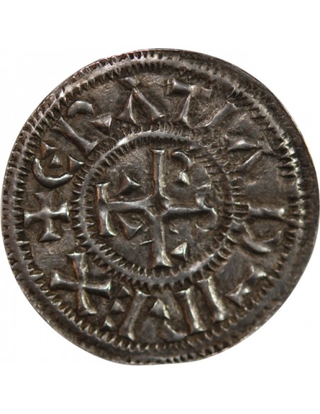 CAROLINGIENS, CHARLES II LE CHAUVE - DENIER ARGENT - 864 / 875, RENNES