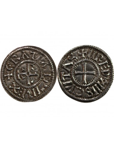 CAROLINGIENS, CHARLES II LE CHAUVE - DENIER ARGENT - 864 / 875, RENNES