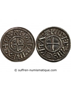 CAROLINGIENS, CHARLES II LE CHAUVE - DENIER ARGENT - 864 / 875, RENNES