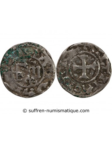 DUCHÉ DE BRETAGNE, CONAN II - DENIER - 1050/1054, NANTES