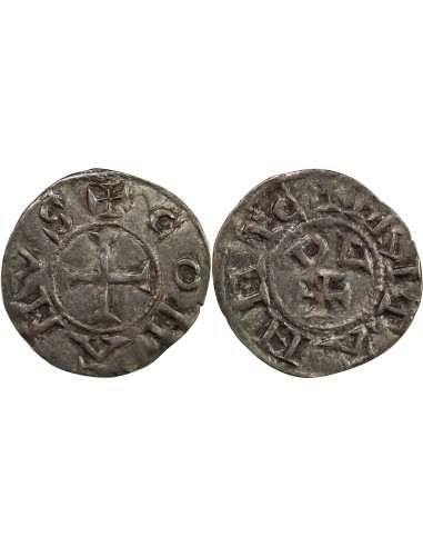 DUCHÉ DE BRETAGNE, CONAN IV - DENIER - 1156/1166, RENNES