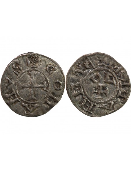 DUCHÉ DE BRETAGNE, CONAN IV - DENIER - 1156/1166, RENNES