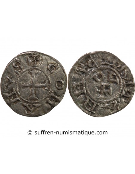 DUCHÉ DE BRETAGNE, CONAN IV - DENIER - 1156/1166, RENNES