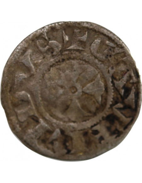DUCHÉ DE BRETAGNE, GEOFFROY PLANTAGENÊT - DENIER - 1166/1186