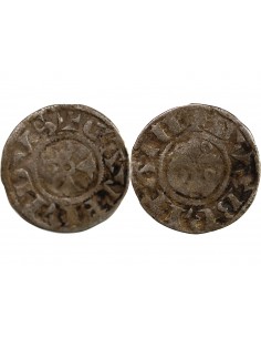 DUCHÉ DE BRETAGNE, GEOFFROY PLANTAGENÊT - DENIER - 1166/1186 2