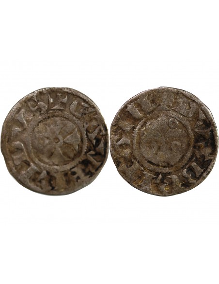 DUCHÉ DE BRETAGNE, GEOFFROY PLANTAGENÊT - DENIER - 1166/1186