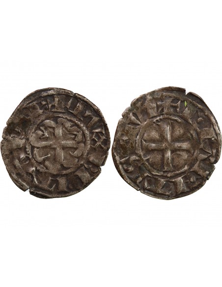 DUCHÉ DE BRETAGNE, ANONYME - DENIER - 1186 / 1213, NANTES