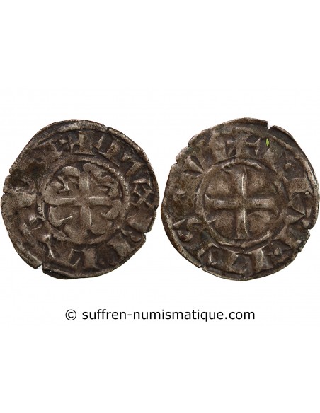 DUCHÉ DE BRETAGNE, ANONYME - DENIER - 1186 / 1213, NANTES