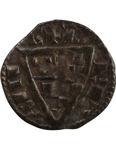 DUCHÉ DE BRETAGNE, JEAN Ier LE ROUX - OBOLE 1237 / 1286 VANNES
