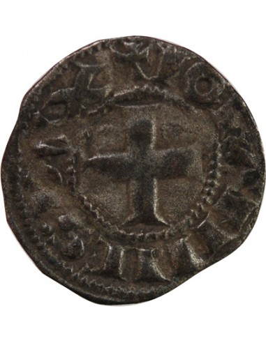 DUCHÉ DE BRETAGNE, JEAN Ier LE ROUX - OBOLE 1237 / 1286 VANNES