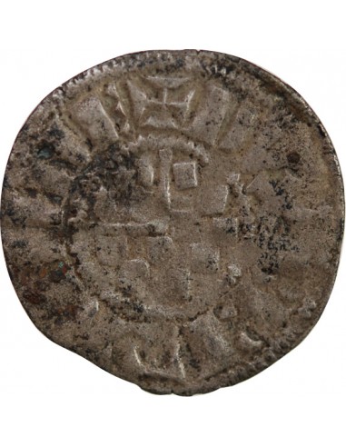 DUCHÉ DE BRETAGNE, ANONYME - DENIER 1286 / 1341 GUINGAMP