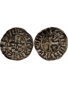 DUCHÉ DE BRETAGNE, ARTHUR II - DENIER 1305 / 1315 NANTES 2