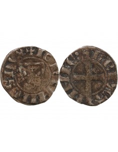 DUCHÉ DE BRETAGNE, JEAN III LE BON - DENIER 1312 / 1341 SAINT-BRIEUC 2