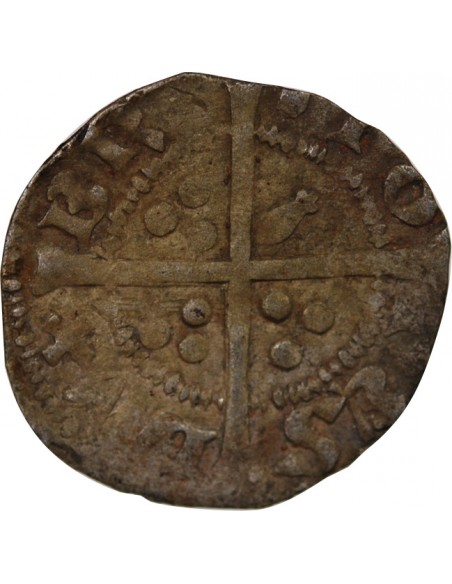 DUCHÉ DE BRETAGNE, JEAN IV - DEMI-GROS - 1345 / 1399