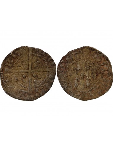 DUCHÉ DE BRETAGNE, JEAN IV - DEMI-GROS - 1345 / 1399