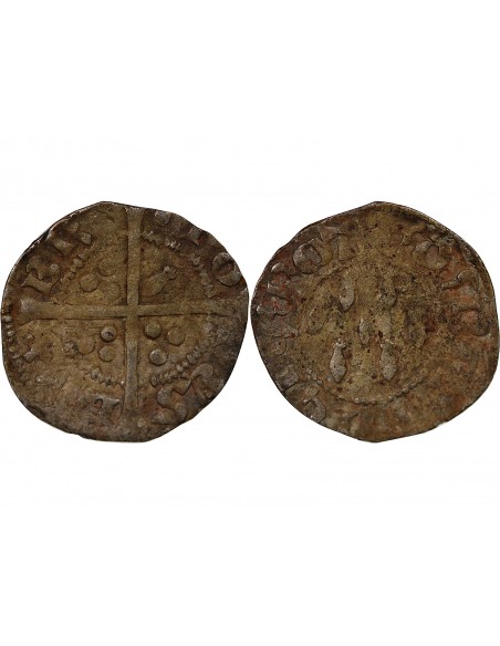 DUCHÉ DE BRETAGNE, JEAN IV - DEMI-GROS - 1345 / 1399