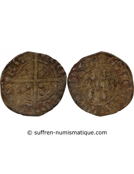 DUCHÉ DE BRETAGNE, JEAN IV - DEMI-GROS - 1345 / 1399