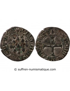 DUCHÉ DE BRETAGNE, JEAN IV - BLANC - 1345 / 1399, NANTES / JUGON