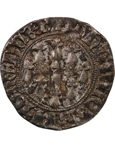 DUCHÉ DE BRETAGNE, JEAN IV - BLANC - 1345 / 1399, NANTES