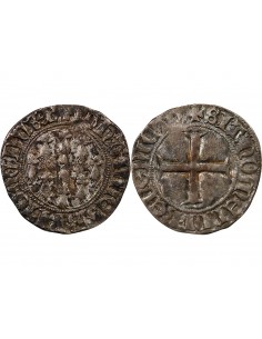 DUCHÉ DE BRETAGNE, JEAN IV - BLANC - 1345 / 1399, NANTES 2