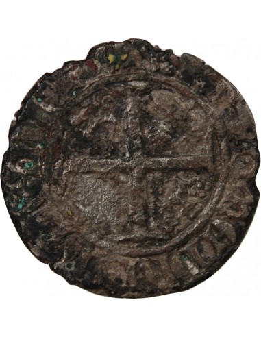 DUCHÉ DE BRETAGNE, JEAN IV / V - BLANC - 1385 / 1417, VANNES