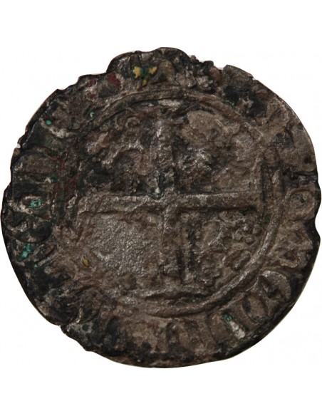 DUCHÉ DE BRETAGNE, JEAN IV / V - BLANC - 1385 / 1417, VANNES