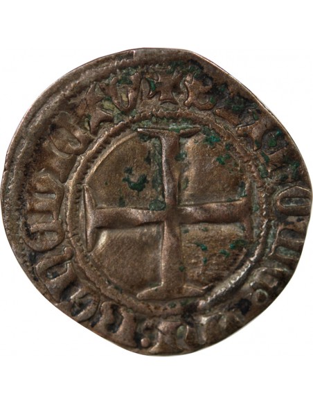 DUCHÉ DE BRETAGNE, JEAN V - BLANC A L'HEXALOBE - 1385 / 1417, REDON