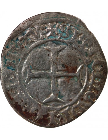 DUCHÉ DE BRETAGNE, JEAN V - BLANC A L'HEXALOBE - 1421 / 1422, FOUGERES