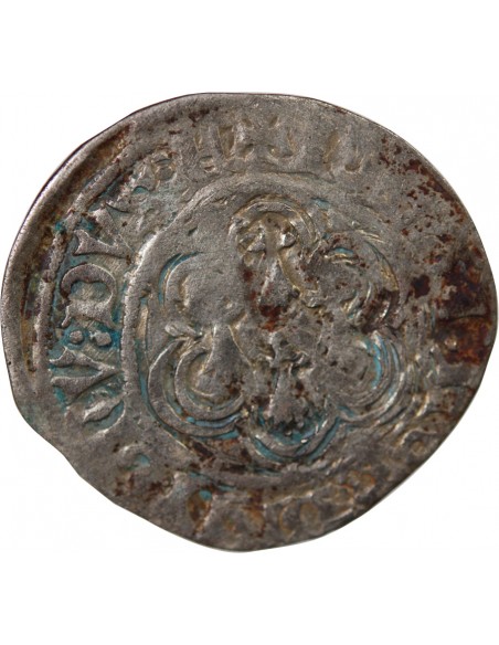 DUCHÉ DE BRETAGNE, JEAN V - BLANC A L'HEXALOBE - 1421 / 1422, FOUGERES