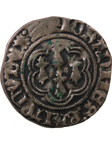 DUCHÉ DE BRETAGNE, JEAN V - BLANC A L'HEXALOBE - 1423 / 1436, MORLAIX