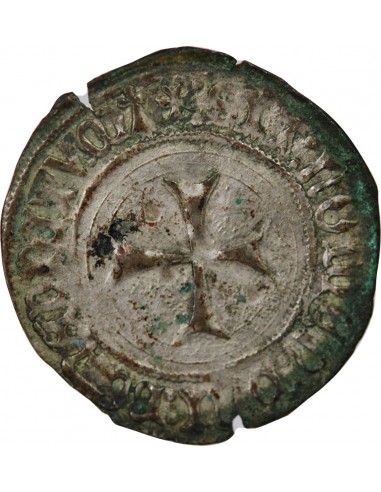 DUCHÉ DE BRETAGNE, FRANCOIS I et II - BLANC A LA TARGE 1442 / 1488 NANTES