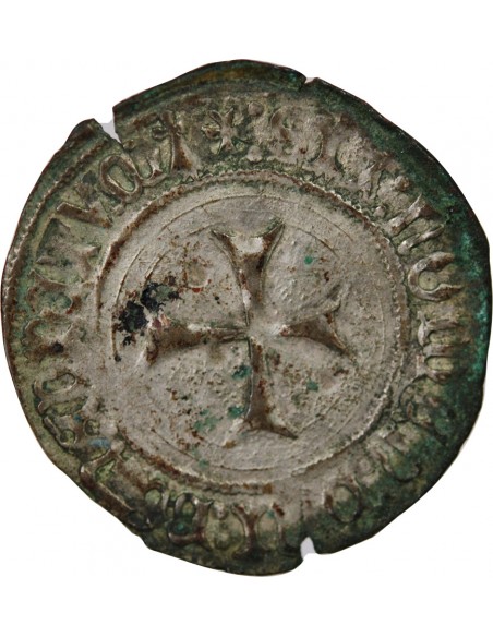 DUCHÉ DE BRETAGNE, FRANCOIS I et II - BLANC A LA TARGE 1442 / 1488 NANTES