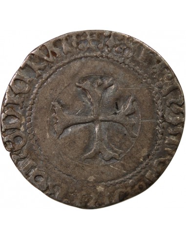 DUCHÉ DE BRETAGNE, FRANCOIS I et II - BLANC A LA TARGE 1442 / 1488 RENNES