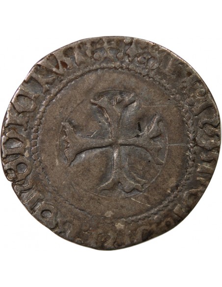 DUCHÉ DE BRETAGNE, FRANCOIS I et II - BLANC A LA TARGE 1442 / 1488 RENNES